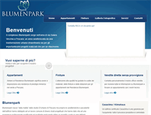 Tablet Screenshot of blumenpark.recasrl.com